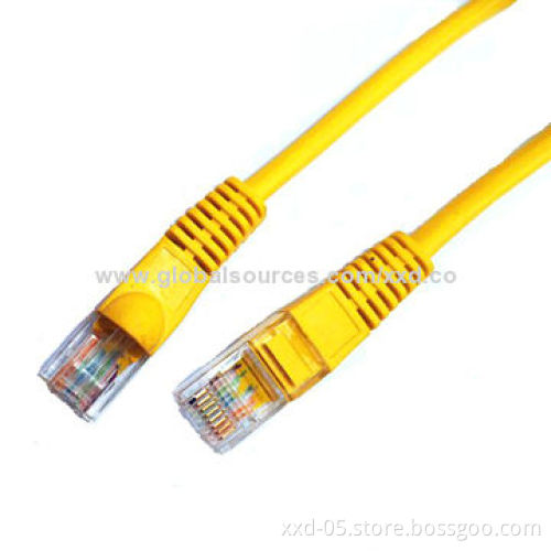 8P8C RJ45 Male to Male Connector UTP Cat 5e Patch Cords, OEM and ODM OrdersNew